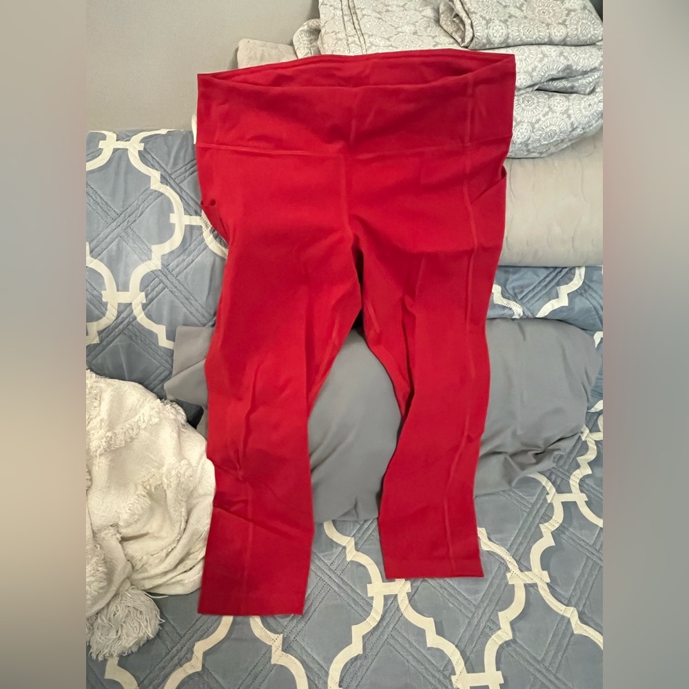Lululemon Compression Crop Legging - Red